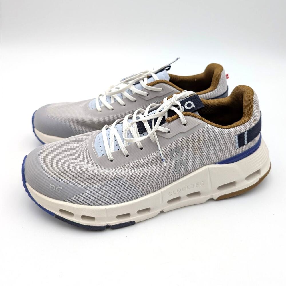 On Cloudnova Form 2 Running Sneaker Shoes Women's Silver Heather Size US8.5 EU40
